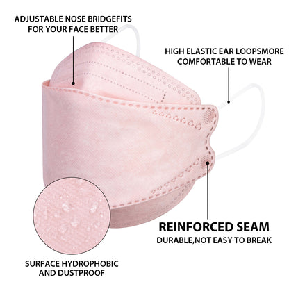 KN95 Face Masks, Disposable Face Mask 50 Pcs for Adults - Borje