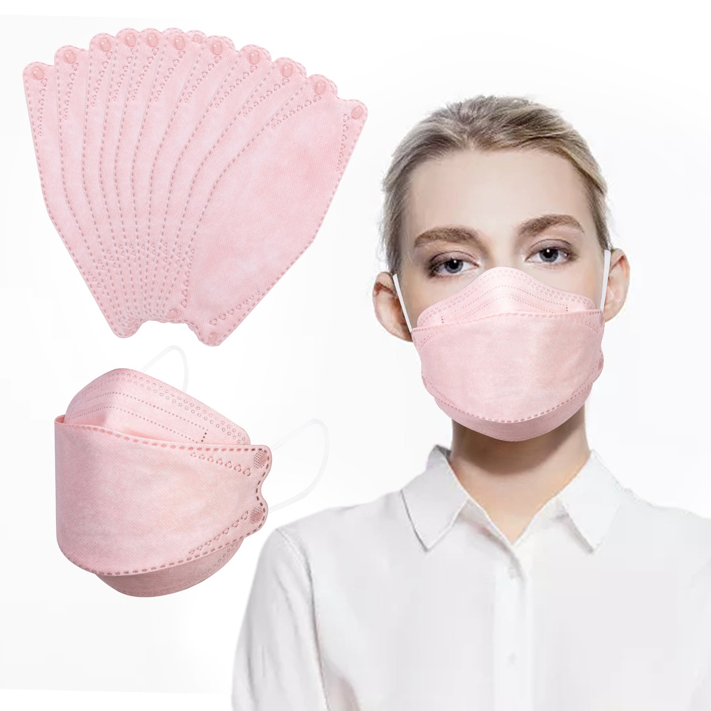KN95 Face Masks, Disposable Face Mask 50 Pcs for Adults - Borje