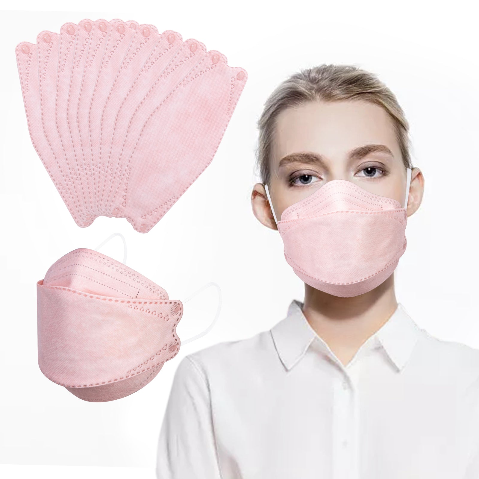 KN95 Face Masks, Disposable Face Mask 50 Pcs for Adults - Borje