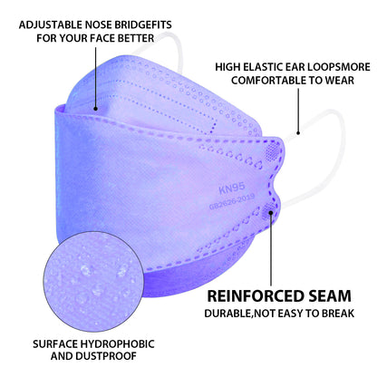 KN95 Face Masks, Disposable Face Mask 50 Pcs for Adults - Borje