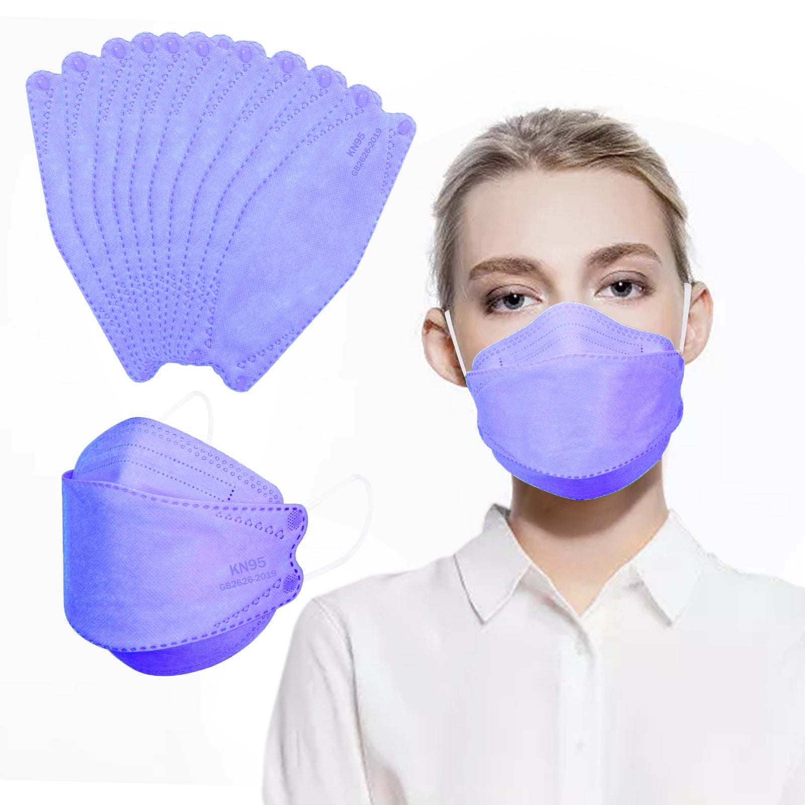 KN95 Face Masks, Disposable Face Mask 50 Pcs for Adults - Borje