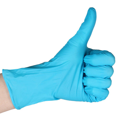 Borje® - 100 Pcs Disposable Gloves Blue Large - Borje